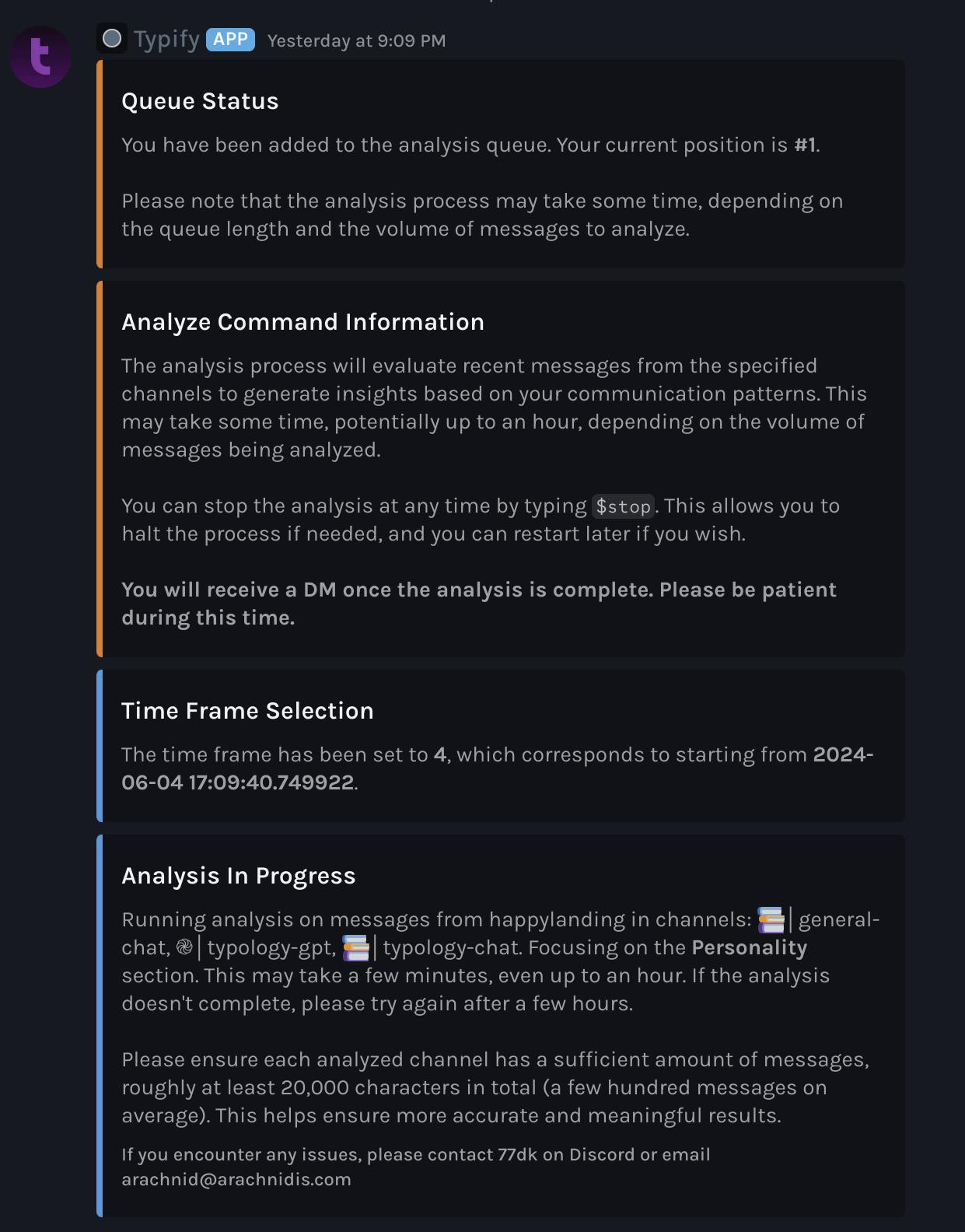 AI Personality Analysis